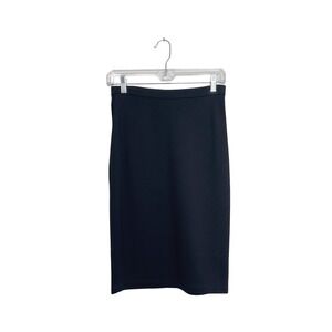 Weekend Max Mara Goya Black Pencil Skirt Midi‎ Length Size M